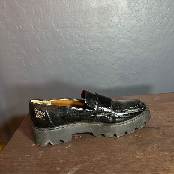 Black Leather Loafers - Picture 6 of 7